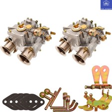 2x Carburetors For 40 DCOE Weber 40mm Twin Choke 1975-1992 4Cyl 6Cyl V8 19550174 picture