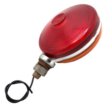 Dietz 4-75 Double Face Light Assembly Red & Orange Vintage picture