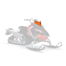 Polaris Low Windshield, for Specific Snowmobile Models, Genuine OEM - 2881245 picture