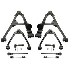 10pc Front Upper Lower Control Arms Tie Rods for Silverado Chevy GMC Sierra 1500 picture