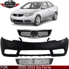 Front Bumper Cover Fascia & Grille Assembly Kit For 2010-2013 Kia Forte picture