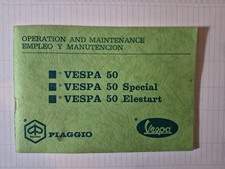 Vintage Vespa 50 Manual picture