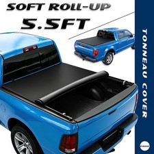5.5FT Soft Roll-up Tonneau Cover For 2007-2026 Toyota Tundra Truck Bed Cover picture