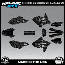 Graphics Kit for Suzuki DRZ400 Polisport Restyle (2000-2024) Twitch-SMOKE picture