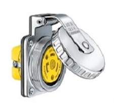 Hubbell Wiring Hbl303Sso 30A Outlet Traditional Round Stainless picture