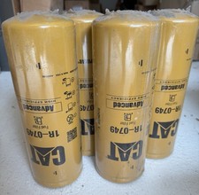 4 PACK GENUINE CAT 1R-0749 Fuel Filter Advanced Efficiency Caterpillar OEM picture