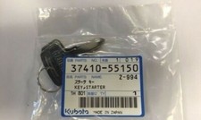 1 PAIR OEM Kubota 37410-55150 Ignition Switch Keys B1550 B1750 B2150 T1600 G2000 picture