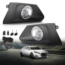 2019-2021 for Nissan Altima Fog Lights Lamps with Bezels & Set Left & Right Side picture