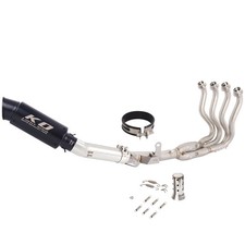 For Suzuki GSXR600 GSXR750 2011-2026 Exhaust System Header Pipe Black Muffler picture