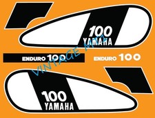 1975 Yamaha DT100 ENDURO  fuel tank  and oil tank decals SET picture