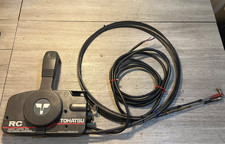 Nissan Tohatsu outboard remote controller w/11 ft cables key-switch and harness picture