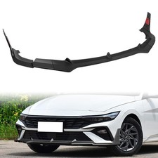 5PCS ABS Front Bumper Lip Spoiler for Hyundai Elantra 2024-2025 Unpainted picture