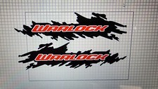   Truck WARLOCK Bedside Vinyl Decals Splash  Kit . Compatible with Ram picture