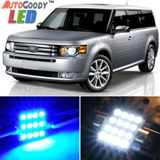 10 x Premium Blue LED Lights Interior Package for Ford Flex 2009-2017 + Tool picture