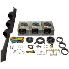 GlowShift Tinted Boost/Oil Press/Water Temp Gauges & Pod Fits 89-94 Nissan 240SX picture