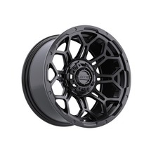 GTW Bravo Matte Black Golf Cart 14x7 Wheel |4x4 Bolt  3:4 offset (ET-25) |Each picture