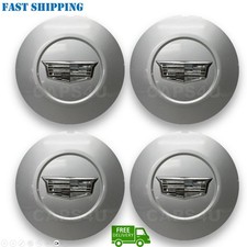4 PCS. CADILLAC ESCALADE WHEEL CENTER CAP SILVER FINISH 23432319 2015-2020 picture