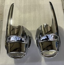 1957 Bel-Air  Rear Bumper Ends Original Triple Chrome .￼￼ picture