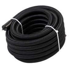 LokoCar AN12 10FT Nylon Braided Fuel Line CPE  Oil Gas Fuel Hose Black picture