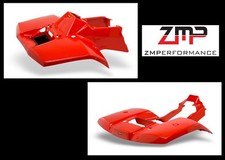 NEW SUZUKI LTF 250 LT250 QUADRUNNER ORANGE PLASTIC FRONT AND REAR FENDER SET picture