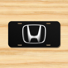 Honda License Plate Vehicle Auto Vehicle Tag Civic Crv Pilot Accord Fit JDM NEW picture