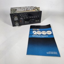 Rare 1984-1988 Fiero Firebird Trans Am Delco Radio Am Fm Cassette w/ Manual picture