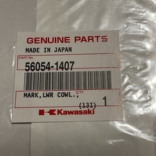 Kawasaki OEM Part 56054-1407 MARK,LWR COWL.,KAWASAKI picture