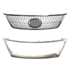Front Black Grille w/ Chrome Molding Set For 2006-2008 Lexus IS250 IS350 picture