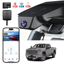 Mangoal 4K Dash Cam for GMC Sierra 1500 2022-2026, 2500 HD/3500 HD 2024-2026 GPS picture