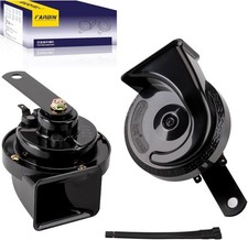 FARBIN Horns Auto Horn 12V Car Horn Loud Dual-Tone Waterproof Electric SnailHorn picture