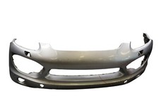 11-14 Porsche Cayenne 958 Front Bumper Cover Assembly Silver Oem picture