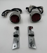 19 55 56 57 58 59 Chevrolet GMC 3100 Truck Stainless Taillight Assembly Set picture