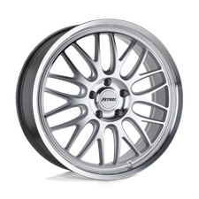 16x7 Petrol P4C SILVER W/ MACHINED FACE & LIP Wheel 4x100 (40mm) picture