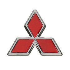 OEM 1994-2001 Mitsubishi Galant & Mirage Red Triple Diamond Emblem MB882860 picture