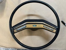 1978-1986 78-86 Ford Truck Bronco van Steering Wheel Woodgrain Cruise OEM picture