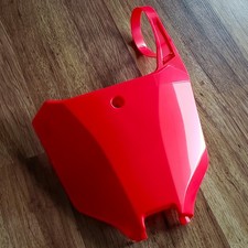 New 21-26 Honda CRF450R Plastics Front Cover Number Plate OEM CRF250R CRF450RX picture