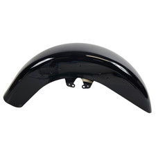 Harley-Davidson 2014-2024 Touring Custom Wrapped Front Fender Vivid Black OEM picture