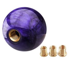 Round Ball Shift Knob Universal Marble Style Gear Shift Knob 5 6 Speed for Ma... picture