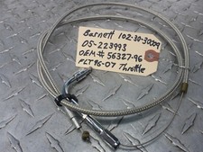 NOS Barnett 102-30-30009 Stainless Clear Coated Throttle Cable FLT 96-07 picture