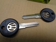 2 BLANK KEYS FITS VW SCIROCCO RABBIT JETTA AUDI PORSCHE [SET OF 2] USA SHIPPING picture