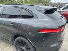 2017-20 JAGUAR F-PACE LEFT DRIVER SIDE QUARTER PANEL GRAY PC: 1AU AWD 57K 39545 picture