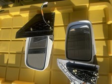 Mitsubishi Lancer Evo 8 Side Mirrors Left and Right Set White Pair OEM Used picture