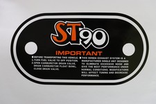 1975 Honda ST90 K2 Air Cleaner Decal picture
