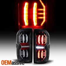 For 2014-2018 Silverado 1500 2500HD 3500HD 3D LED Halogen Type Black Tail Lights picture