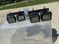2009-2014 Gen 1 Ford SVT Raptor Fog Lights with Brackets Black picture