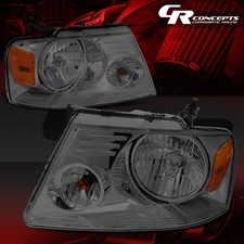 [OPEN-BOX]For 04-08 Ford F150 Lincoln Mark LT Pair Headlight Head Lamp Tinted picture