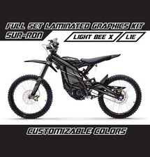 SUR RON Light Bee X Cartoon Style Black Gray Graphics Kit Stickers Decals Set picture