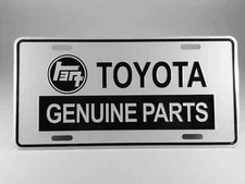 Toyota Novelty License Plate Embossed Aluminum Black picture