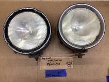 EaRLy PAIR Pre 1920s Headlamp DIETZ SENTINAL auto TRUCK headLight MOMOGRAM glass picture