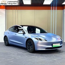 Electro Gloss Misty Cyan Blue Car Wrap 5ftx50ft PET Vinyl Film Self Adhesive picture